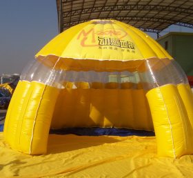 Tent1-426 Желтая раздувная палатка