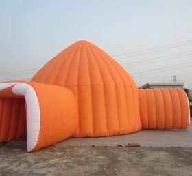 Tent1-39 Оранжевая надувная палатка
