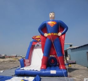 T8-235 Надувное скольжение супергероя Супермена