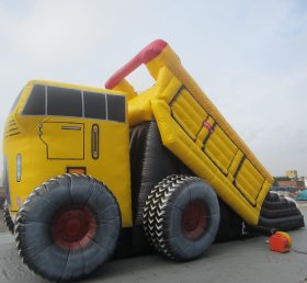 T8-373 Раздувные сухие скольжения для детей гигантского монстра грузовика
