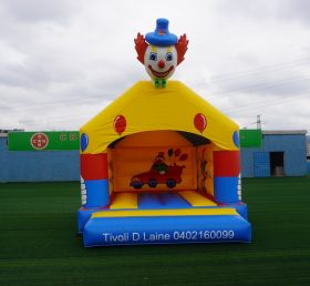 T2-2835 Раздувной батут клоун детский тематический прыжок дом