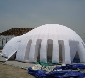 Tent1-410 Гигантская белая раздувная палатка