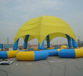 Pool2-799 Надувной бассейн с палаткой