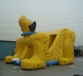 T8-539 Желтая собака дети раздувные скольжения