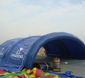 Tent1-360 Голубая надувная палатка