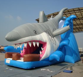 T8-1032 Раздувные скольжения для детей акул великанов