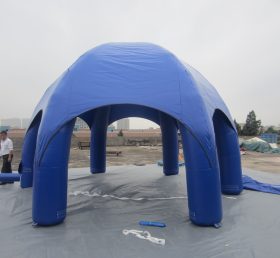 Tent1-307 Голубой рекламный купол раздувной палатки