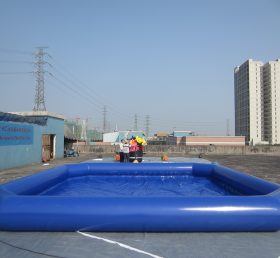 Pool1-557 Большой темно-синий раздувной бассейн