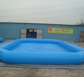 Pool2-511 Синий раздувной бассейн
