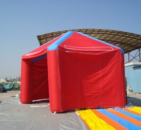 Tent1-244 Красная прочная раздувная палатка