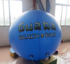 B2-13 Гигантский надувной синий воздушный шар для наружной рекламы