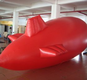 B3-44 Надувной красный воздушный шар дирижабля