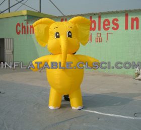 M1-22 Желтый слон раздувной мобильный мультфильм