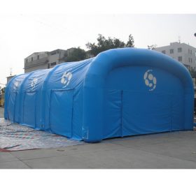 Tent1-292 Голубая раздувная палатка