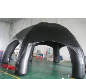 Tent1-321 Черный рекламный купол раздувной палатки