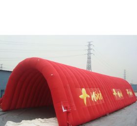 Tent1-364 Красная надувная туннельная палатка