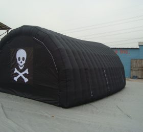 Tent1-384 Черная раздувная палатка
