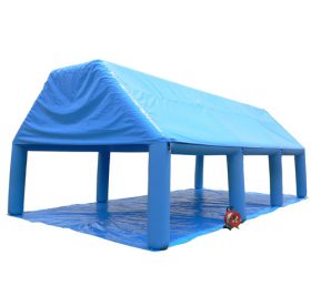 Tent1-455 Голубая раздувная палатка