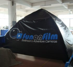 Tent1-68 Черная раздувная палатка