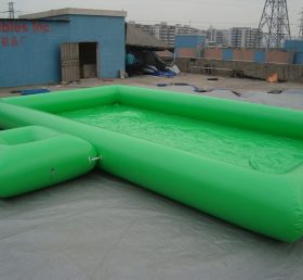 Pool1-562 Зеленый квадратный раздувной бассейн