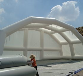 Tent1-282 Гигантская палатка на открытом воздухе раздувная белая палатка