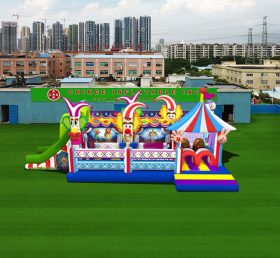 T6-455 Счастливые клоуны гигантские раздувные игры в парке для детей