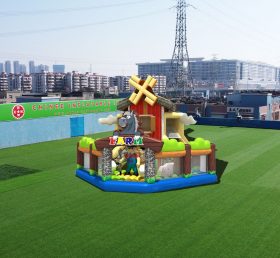 T6-474 Раздувная игровая площадка для детей парка развлечений фермы гигантского
