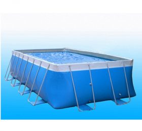 Pool2-007 Наружный мобильный прочный металлический каркас ПВК раздувной бассейн парка грунтовых вод