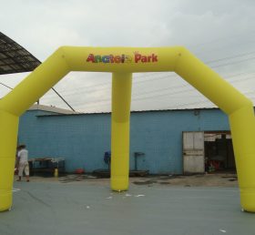 Arch2-041 Желтая надувная арка