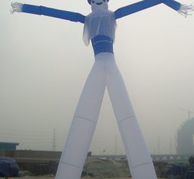 D1-19 Надувной воздушный танцор воздушной трубы танцора с двумя ногами