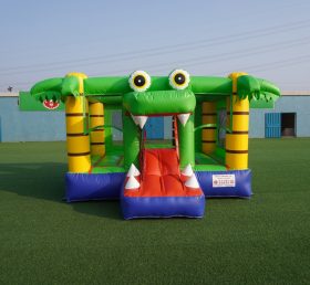 T2-3503 Комбинация темы крокодила раздувного батута для детей