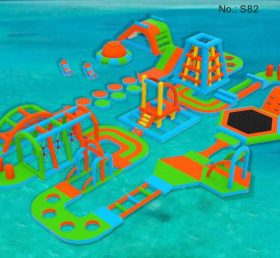 S82 Аквапарк аквапарк раздувной водный остров