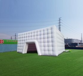 Tent1-4546 Белый выставочный куб шатер