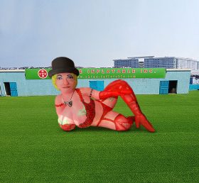 S4-757 Партия украшения гигантская раздувная сексуальная леди картина
