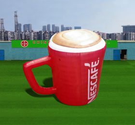 S4-693 Надувная кофейная чашка, рекламирующая надувную модель